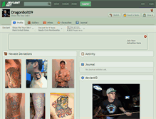 Tablet Screenshot of dragonbolt09.deviantart.com