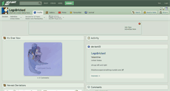 Desktop Screenshot of legobricked.deviantart.com