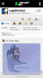 Mobile Screenshot of legobricked.deviantart.com