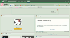 Desktop Screenshot of cece218.deviantart.com