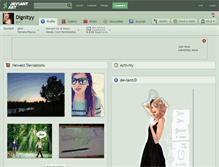 Tablet Screenshot of dignityy.deviantart.com