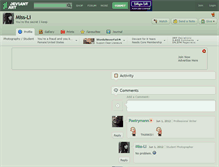 Tablet Screenshot of miss-li.deviantart.com