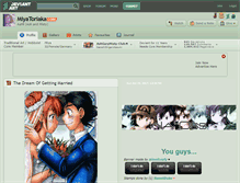 Tablet Screenshot of miyatoriaka.deviantart.com
