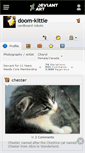 Mobile Screenshot of doom-kittie.deviantart.com