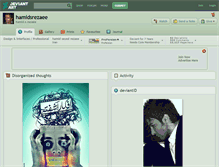Tablet Screenshot of hamidsrezaee.deviantart.com