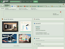 Tablet Screenshot of bosko-l.deviantart.com