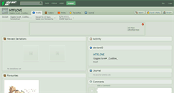 Desktop Screenshot of htflove.deviantart.com