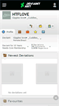 Mobile Screenshot of htflove.deviantart.com
