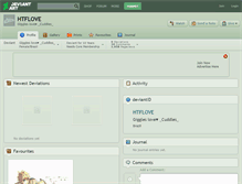 Tablet Screenshot of htflove.deviantart.com