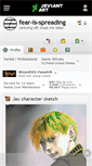 Mobile Screenshot of fear-is-spreading.deviantart.com