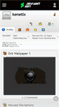 Mobile Screenshot of kenetix.deviantart.com