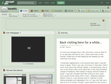 Tablet Screenshot of kenetix.deviantart.com