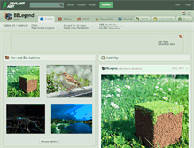 Tablet Screenshot of bblegend.deviantart.com