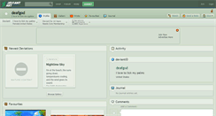 Desktop Screenshot of deafgod.deviantart.com