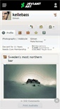 Mobile Screenshot of kellebass.deviantart.com