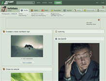 Tablet Screenshot of kellebass.deviantart.com