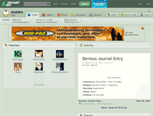 Tablet Screenshot of anailen.deviantart.com