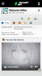 Mobile Screenshot of hatsune-miiku.deviantart.com