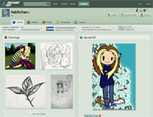 Tablet Screenshot of nabikchan.deviantart.com