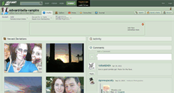 Desktop Screenshot of edward-bella-vampire.deviantart.com
