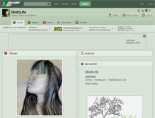 Tablet Screenshot of ninthlife.deviantart.com