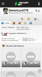 Mobile Screenshot of demonlord778.deviantart.com
