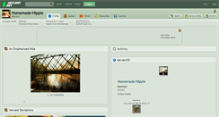 Desktop Screenshot of homemade-hippie.deviantart.com