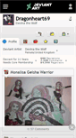 Mobile Screenshot of dragonheart69.deviantart.com