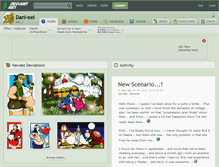 Tablet Screenshot of dani-eel.deviantart.com