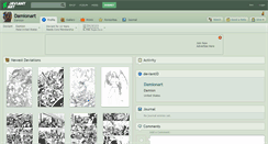 Desktop Screenshot of damionart.deviantart.com