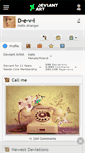 Mobile Screenshot of d-e-v-i.deviantart.com