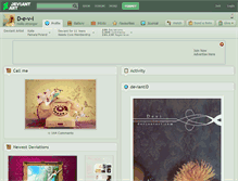 Tablet Screenshot of d-e-v-i.deviantart.com