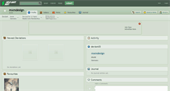 Desktop Screenshot of mxmdesign.deviantart.com