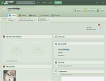 Tablet Screenshot of mxmdesign.deviantart.com
