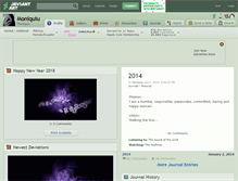 Tablet Screenshot of moniquiu.deviantart.com