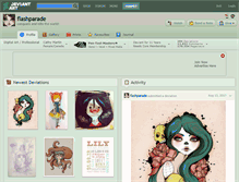 Tablet Screenshot of flashparade.deviantart.com