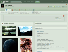 Tablet Screenshot of encleaver.deviantart.com