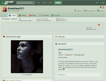 Tablet Screenshot of dreamhead321.deviantart.com