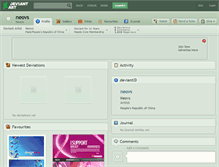 Tablet Screenshot of neovs.deviantart.com