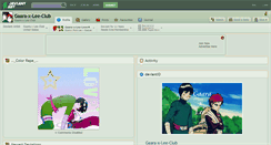 Desktop Screenshot of gaara-x-lee-club.deviantart.com