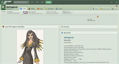 Desktop Screenshot of darklegends.deviantart.com
