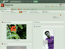 Tablet Screenshot of ebrahim-des.deviantart.com