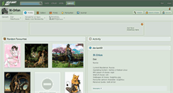 Desktop Screenshot of ik-orion.deviantart.com