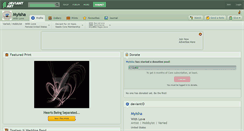 Desktop Screenshot of myisha.deviantart.com