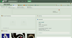 Desktop Screenshot of new-world.deviantart.com