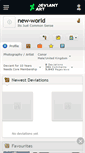 Mobile Screenshot of new-world.deviantart.com