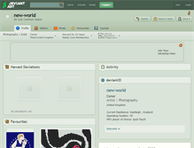 Tablet Screenshot of new-world.deviantart.com