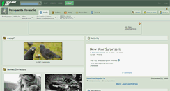 Desktop Screenshot of penquanta-yavannie.deviantart.com
