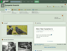Tablet Screenshot of penquanta-yavannie.deviantart.com