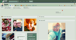 Desktop Screenshot of hayoki.deviantart.com